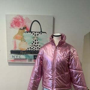 The Pants Store Shimmering lightweight Puffer Jacket